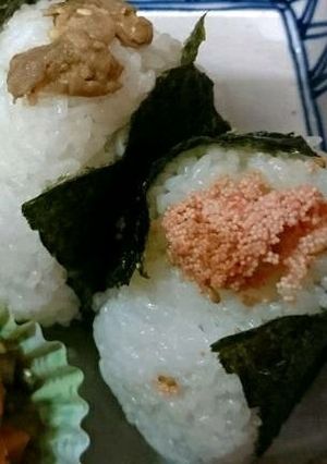 ごま油香る焼き明太子おにぎり-レシピのメイン写真