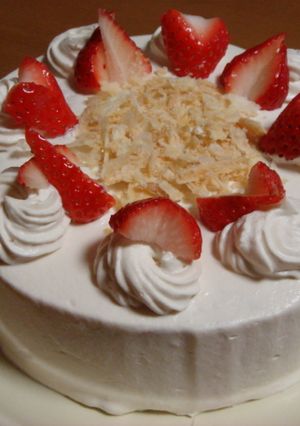 紅茶とりんごのショートケーキ-レシピのメイン写真