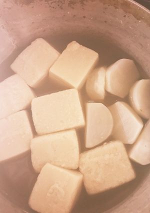 めちゃ簡単。高野豆腐と蕪の煮物-レシピのメイン写真
