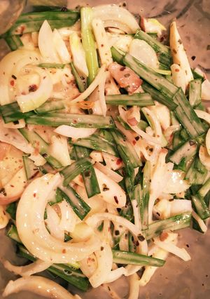 ニラ消費に！簡単にできる野菜だけチヂミ！-レシピのメイン写真