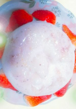 お餅入りモチモチふわふわ簡単ムース風-レシピのメイン写真