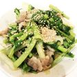 大根の葉と豚バラのオイスターソース炒め
