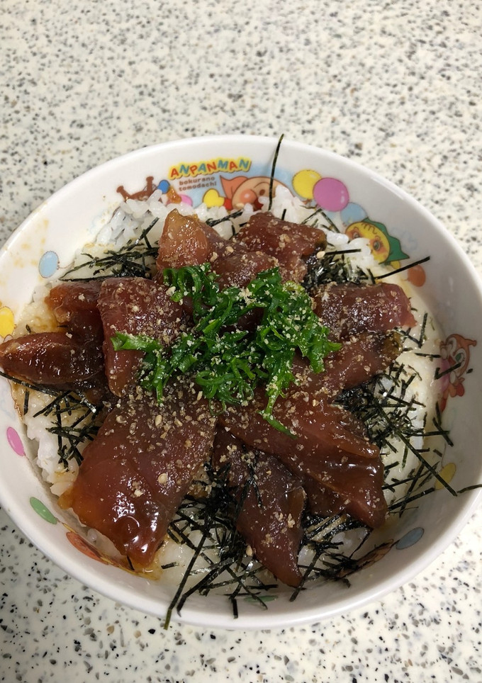 簡単 美味しい マグロ山かけ丼-レシピのメイン写真