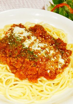 絶品ミートソーススパゲティ♪-レシピのメイン写真