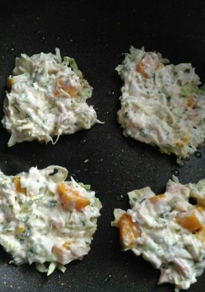 余り野菜で卵なしお好み焼き-レシピのメイン写真
