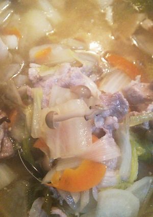 寒い夜に！野菜たっぷり！あったか！豚汁-レシピのメイン写真