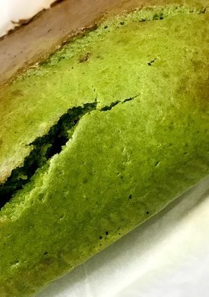 ママと幼児の健康おやつ小松菜きなこケーキ-レシピのメイン写真