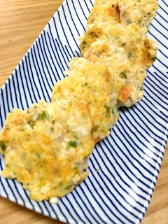 離乳食後期〜鳥ミンチと豆腐のおやき-レシピのメイン写真