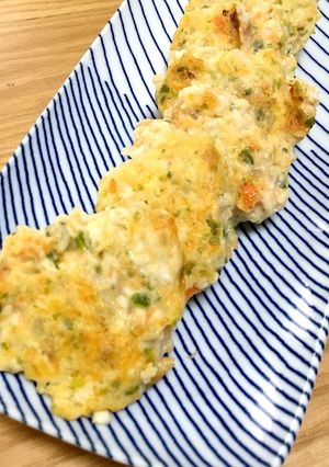 離乳食後期〜鳥ミンチと豆腐のおやき-レシピのメイン写真