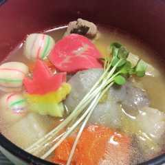 鶏だしのお雑煮-レシピのメイン写真