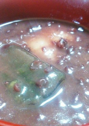 鏡餅とよもぎ餅でお汁粉　鏡開きの定番♪-レシピのメイン写真