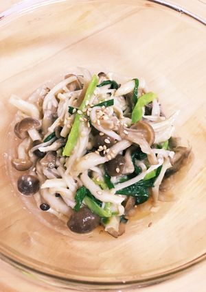 きのこと青ネギのぬた和え(酢味噌和え)-レシピのメイン写真