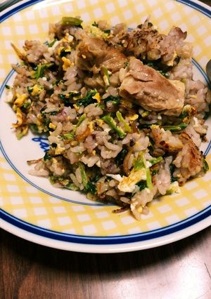 ちりめん山椒風味チャーハン乾燥大根葉入り-レシピのメイン写真