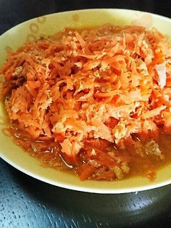 超簡単に☆にんじんしりしり-レシピのメイン写真