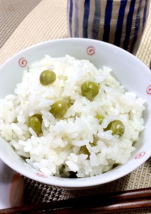 簡単 入れるだけ グリンピースご飯-レシピのメイン写真