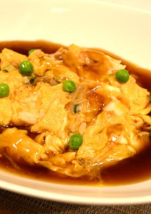 紅ずわい蟹の天津飯-レシピのメイン写真