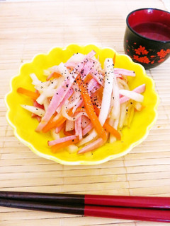 ☺おせちリメイク☆なますとハムのマリネ☺-レシピのメイン写真