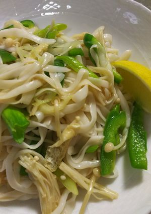 ダイエット☆こんにゃく麺のナンプラー炒め-レシピのメイン写真