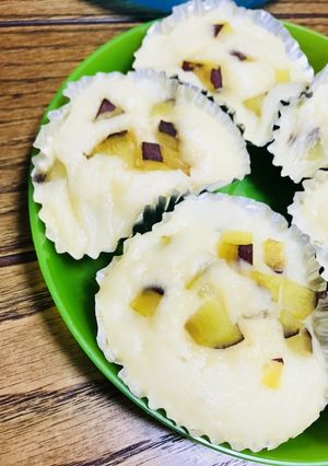 離乳期のおやつに☆さつまいもの蒸しパン-レシピのメイン写真