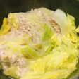 白菜と豚ひき肉の重ね煮 しょうが風味