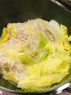 白菜と豚ひき肉の重ね煮 しょうが風味-レシピのメイン写真