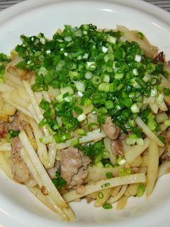 じゃがいもと豚肉の炒め物-レシピのメイン写真