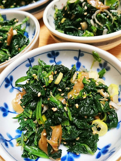 冷凍ほうれん草とザーサイのたっぷり和え-レシピのメイン写真
