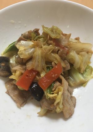 子供もOK〜焼肉のタレで回鍋肉-レシピのメイン写真