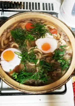 たっぷり野菜のうどんすき-レシピのメイン写真
