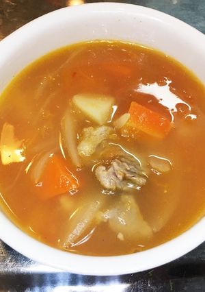 香港家庭料理蕃茄薯仔湯♡トマトイモスープ-レシピのメイン写真