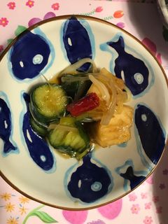 簡単!美味しい!きゅうりの甘酢漬け-レシピのメイン写真