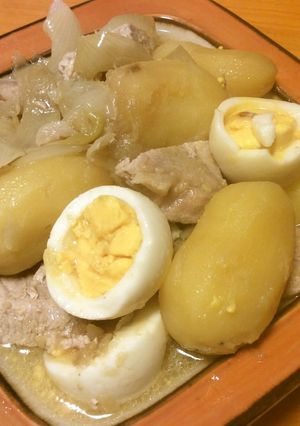 圧力鍋で卵入り肉じゃが-レシピのメイン写真