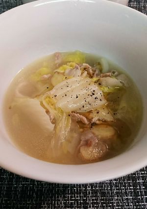 白菜と豚のトロッとスープ-レシピのメイン写真