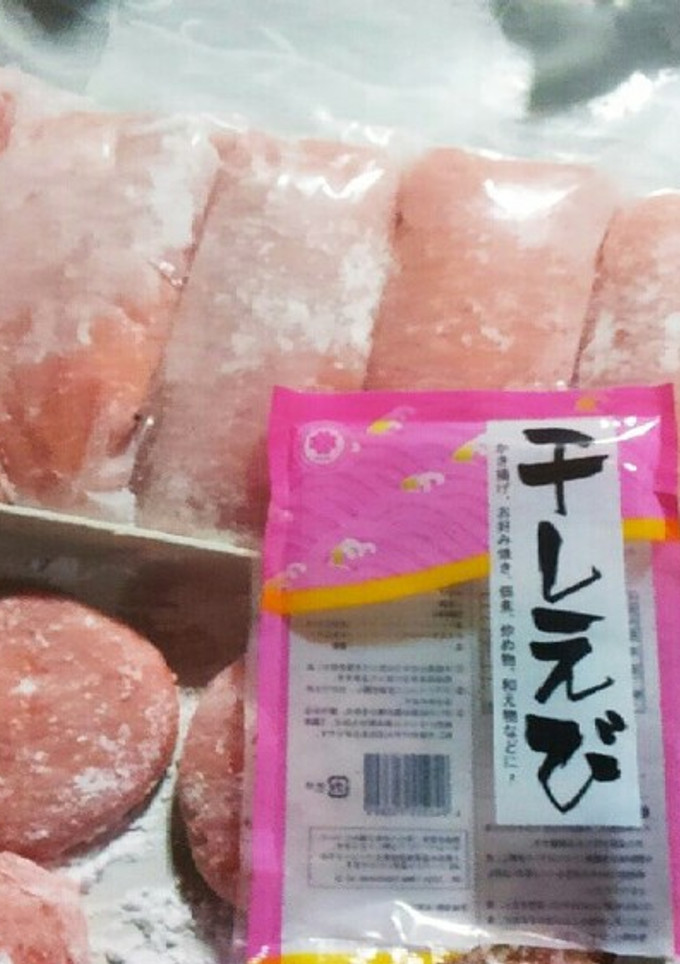 干しエビで切り餅用の餅❤ゆりさん風-レシピのメイン写真