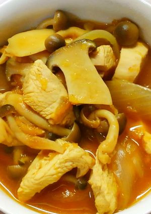 簡単❀鶏むね肉 きのこのケチャ ポン酢煮-レシピのメイン写真