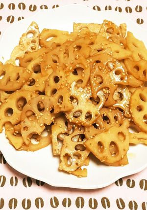 簡単☆レンコンきんぴらオイスター味-レシピのメイン写真