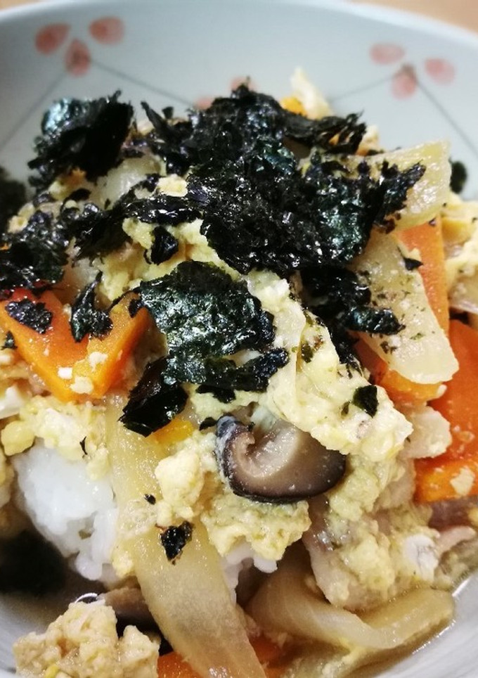 木の葉丼＝我が家の具沢山親子丼（覚え書き-レシピのメイン写真