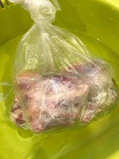 冷凍肉 簡単急速解凍 失敗なし-レシピのメイン写真