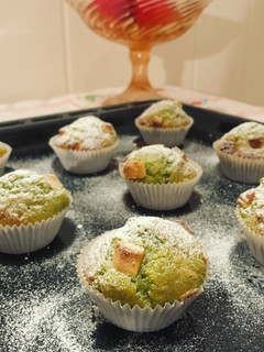 抹茶とホワイトチョコの絶品マフィン!*-レシピのメイン写真