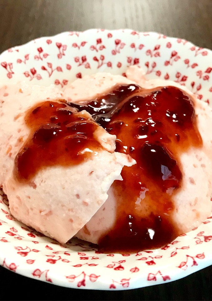 いちごのムース-レシピのメイン写真