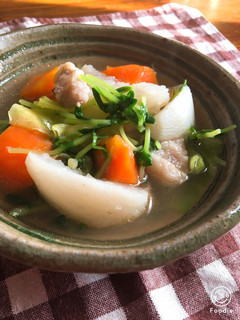 ポカポカ!豚バラ&残り野菜でポトフ-レシピのメイン写真