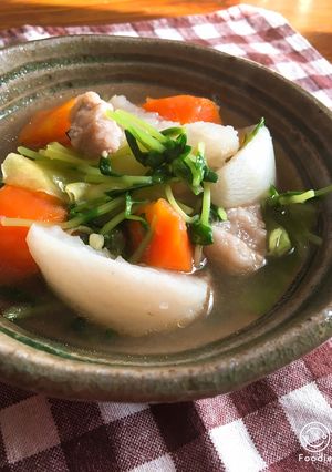 ポカポカ！豚バラ&残り野菜でポトフ-レシピのメイン写真