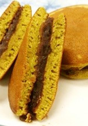 阿波晩茶パウダーのふわふわどら焼き-レシピのメイン写真