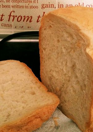 ふんわりもっちもち！HBでプレーン食パン-レシピのメイン写真