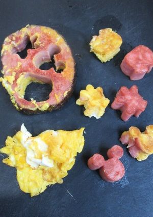 簡単！厚焼きハムで玉子焼き？-レシピのメイン写真