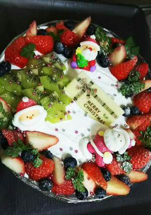 2017年❤X'masスコップケーキ-レシピのメイン写真