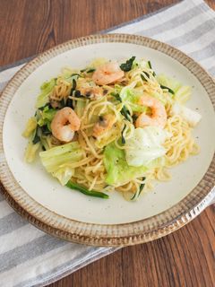 春キャベツと海鮮の中華風塩焼きそば-レシピのメイン写真
