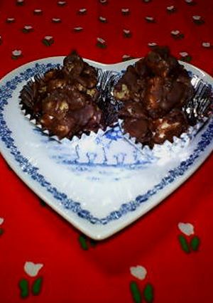 バレンタイン♥マシュマロ&コーンチョコ♥-レシピのメイン写真
