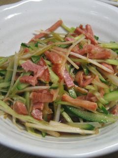 焼き豚とねぎの和え物♪-レシピのメイン写真