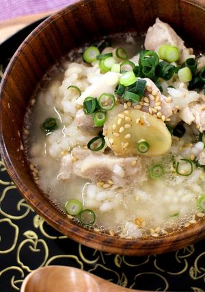 鶏と生姜の もち麦粥-レシピのメイン写真